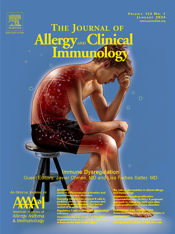 Go to journal home page - Journal of Allergy and Clinical Immunology
